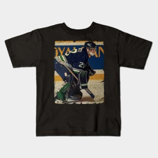 Jason Muzzatti, 1995 in Hartford Whalers (3.23 GAA) Kids T-Shirt